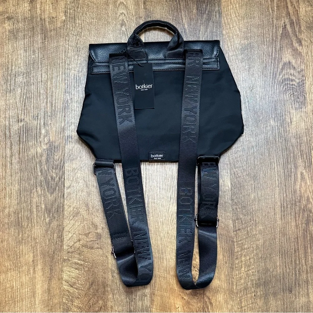 NWT Botkier New York Mini Trigger Backpack Black